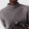 2-in-1 knit mini dress