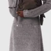 2-in-1 knit mini dress