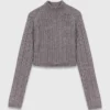 2-in-1 knit mini dress