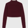 2-in-1 knit mini dress