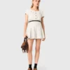 2-in-1 tweed dress