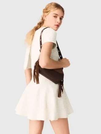2-in-1 tweed dress