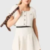 2-in-1 tweed dress