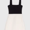 2-in-1 tweed dress
