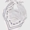 90×90 printed silk scarf