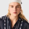 90×90 printed silk scarf
