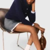 A-line poplin skirt with ruffle A-line poplin skirt with ruffle