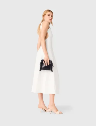 Backless midi dress
