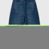 Balloon jeans with martingale