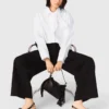Balloon suit trousers