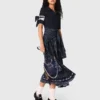 Bandana patterned mixed-material dress Bandana patterned mixed-material dress