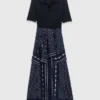 Bandana patterned mixed-material dress Bandana patterned mixed-material dress