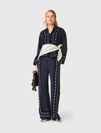 Bandana print pants