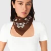 Bandana print silk scarf Bandana print silk scarf