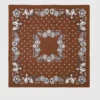 Bandana print silk scarf Bandana print silk scarf