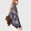 Bandana printed blouse
