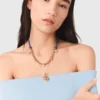 Bardot rib knit top