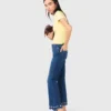 Beaded bootcut jeans