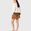 Beaded cropped shirt