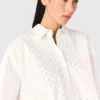 Beaded cropped shirt
