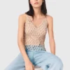Beaded top with lining Beaded top with lining