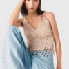 Beaded top with lining Beaded top with lining