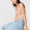 Beaded top with lining Beaded top with lining