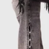 Beaded wide-leg jeans