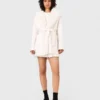 Belted short coat Belted short coat