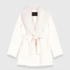 Belted short coat Belted short coat