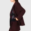 Belted suit jacket