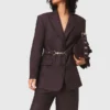 Belted suit jacket Belted suit jacket