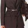 Belted suit jacket Belted suit jacket