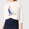 Boat print T-shirt Boat print T-shirt