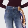Bootcut jeans with zip pockets Bootcut jeans with zip pockets