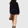 Bouclé and denim jacket Bouclé and denim jacket