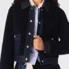 Bouclé and denim jacket Bouclé and denim jacket