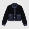Bouclé and denim jacket Bouclé and denim jacket