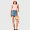 Braided denim shorts Braided denim shorts