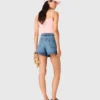 Braided denim shorts Braided denim shorts
