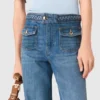 Braided flared jeans Braided flared jeans