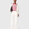 Cable-knit boat neck cardigan Cable-knit boat neck cardigan