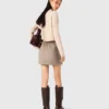 Cable-knit crop sweater Cable-knit crop sweater
