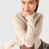Cable-knit crop sweater Cable-knit crop sweater