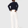 Cardigan with embroidered collar