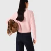 Cardigan with removable collar