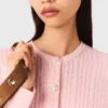 Cardigan with removable collar