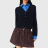 Cardigan with removable details Cardigan with removable details