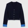 Cardigan with removable details Cardigan with removable details