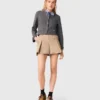 Cardigan with removable tie